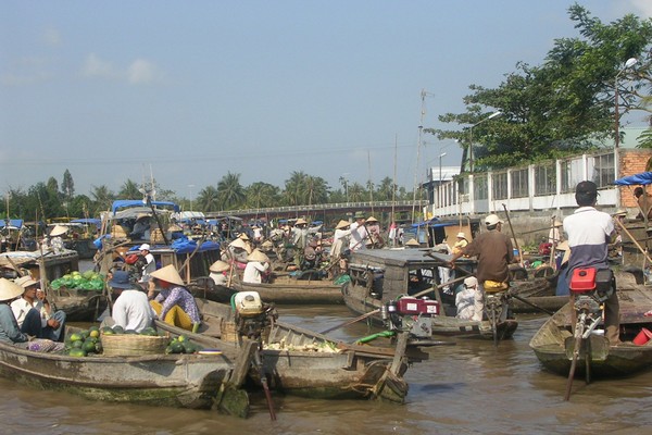 cai rang floating market day tours, can tho day tour